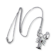Sterling Silver Lobster Necklace