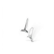 Long Whale Tail French Wire Earrings
