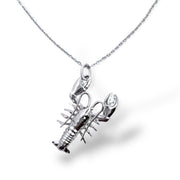 Sterling Silver Lobster Necklace