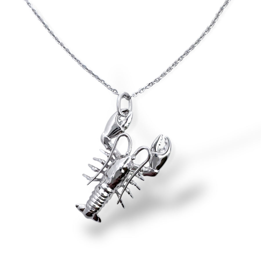 Sterling Silver Lobster Necklace