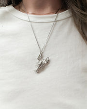 Sterling Silver Lobster Necklace