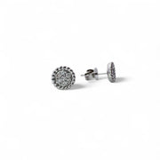14k Diamond Cluster Rope Earrings