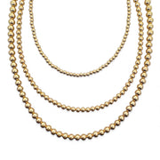Gold-Filled Beaded Necklace Strand