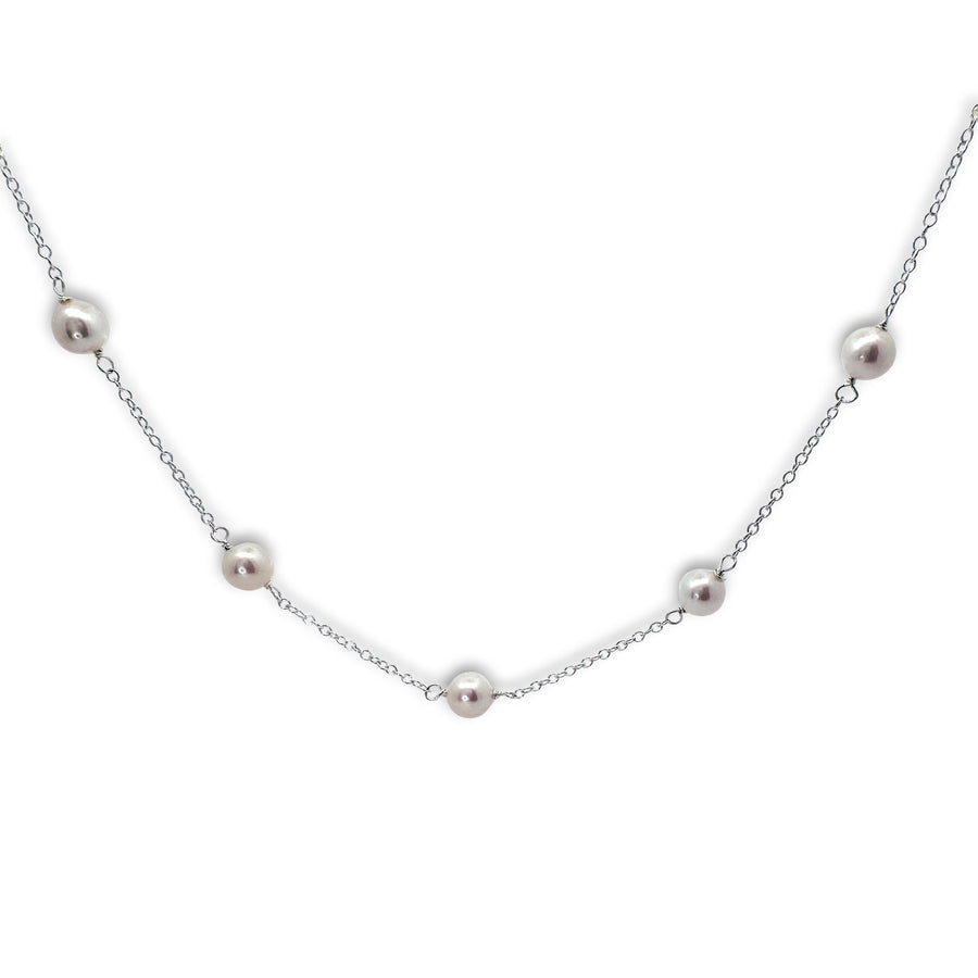 Tin Cup Fresh Water Pearl Necklace