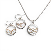 Golden Tides Dangle Earring