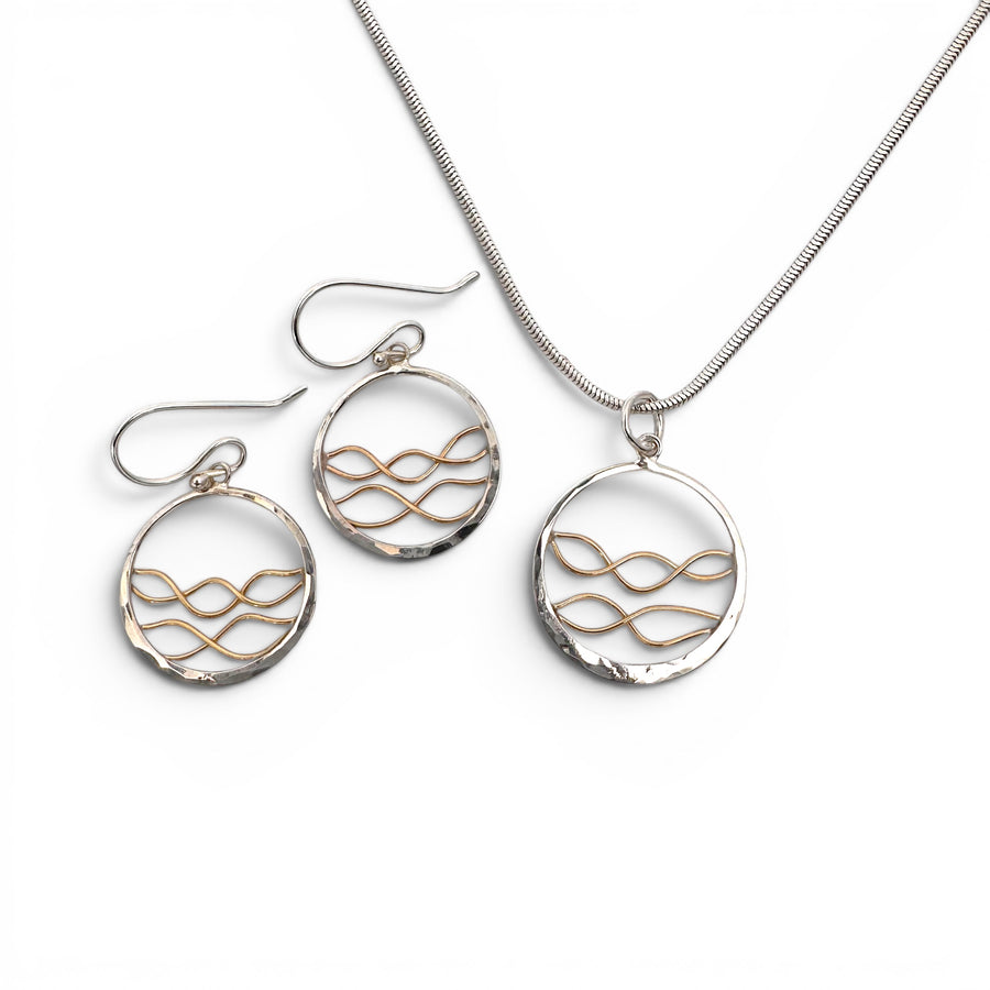 Golden Tides Dangle Earring