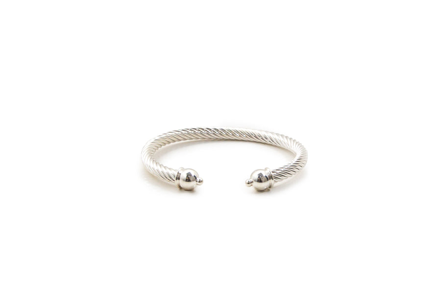Cape Cod Heavy Twist Open Cuff Bracelet