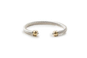 Cape Cod Heavy Twist Open Cuff Bracelet