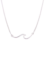 Ocean Wave Bar Necklace