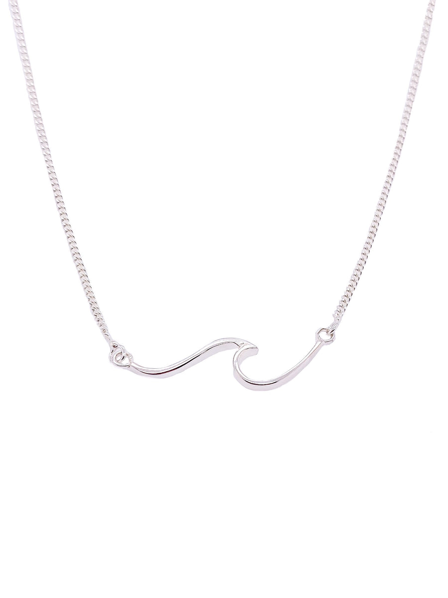 Ocean Wave Bar Necklace