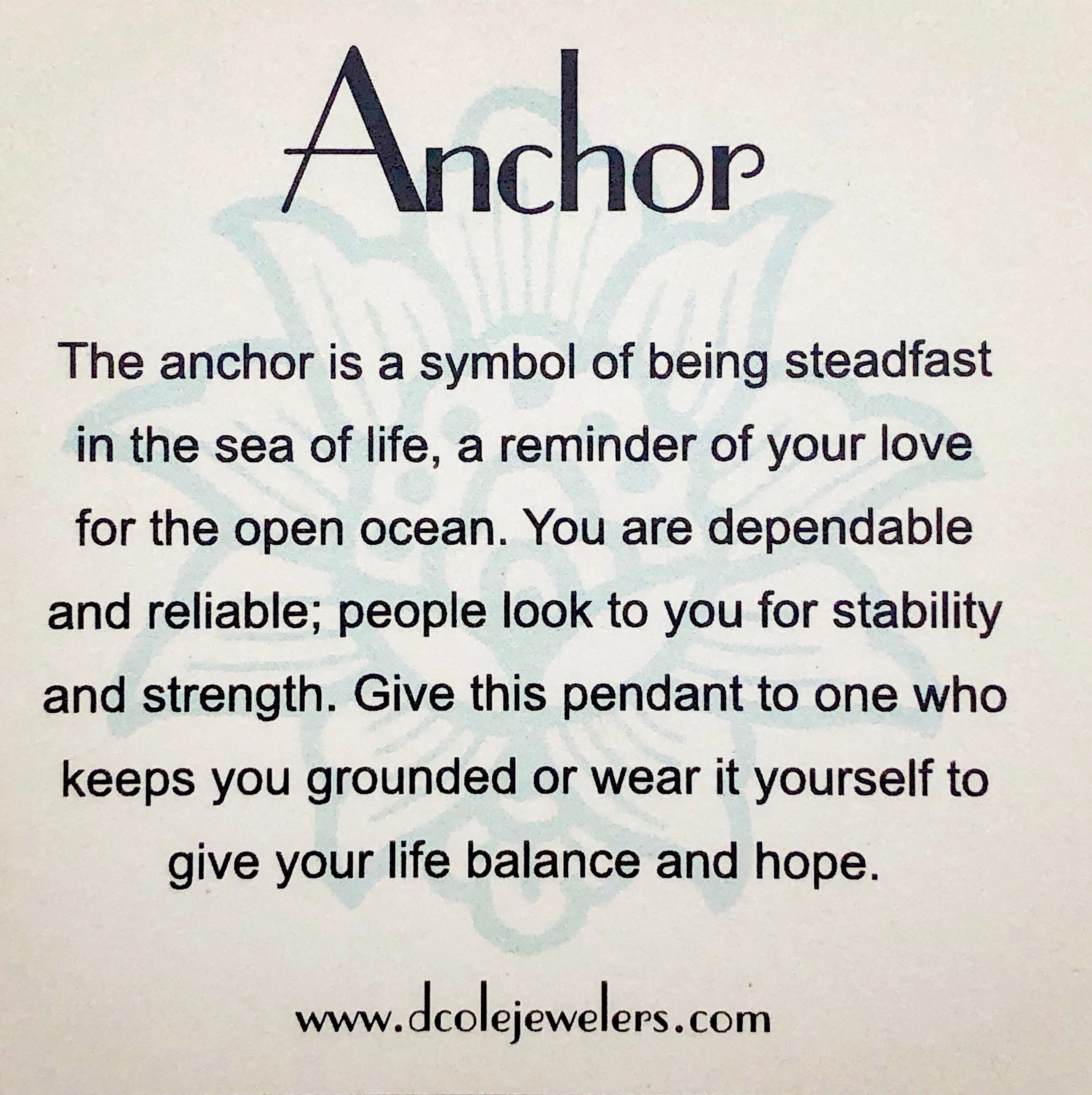 The Anchor Necklace