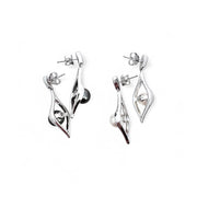 Marquise Drop Pearl Earrings