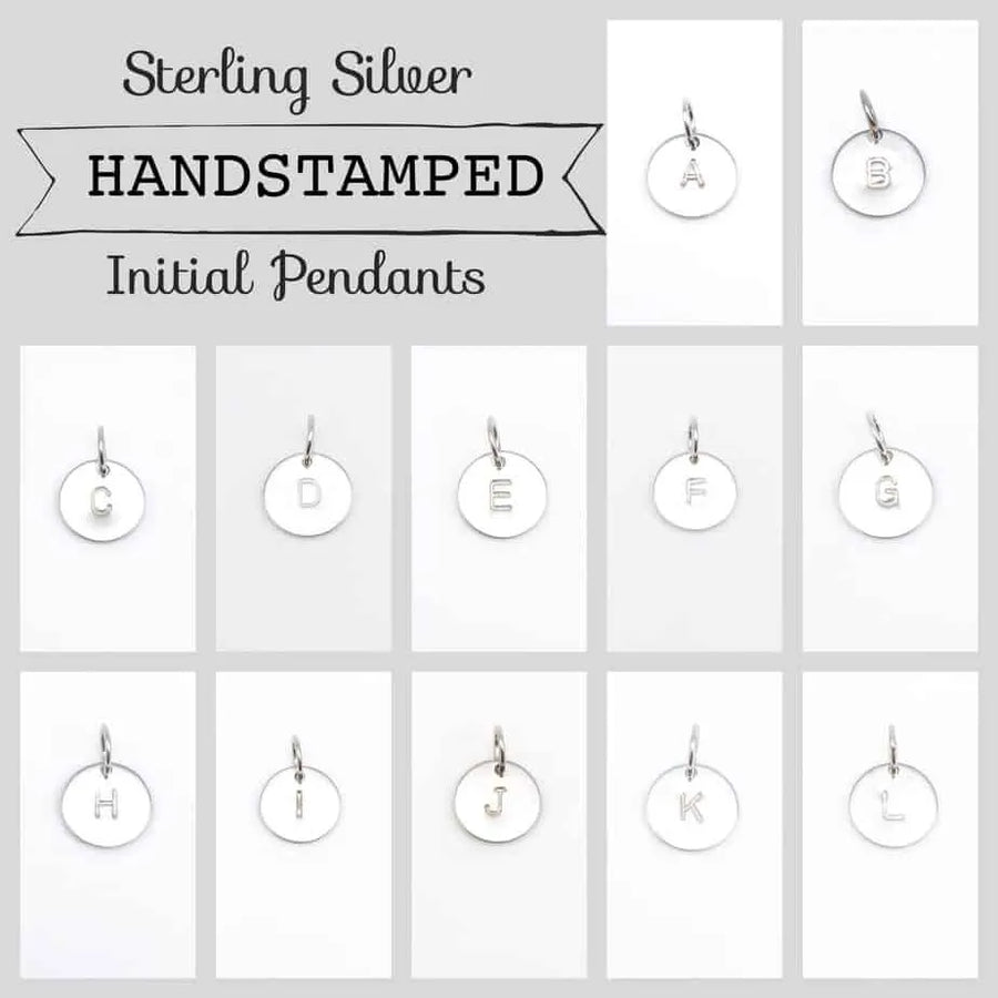 Charmed Life Alphabet Pendants