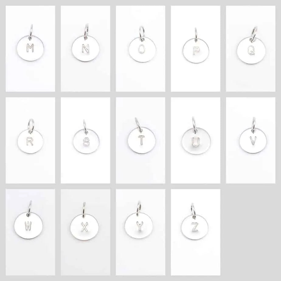 Charmed Life Alphabet Pendants