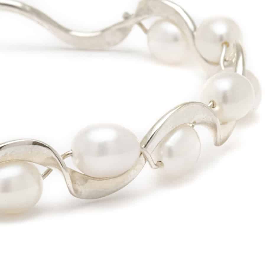 Pearl Ruffle Bracelet